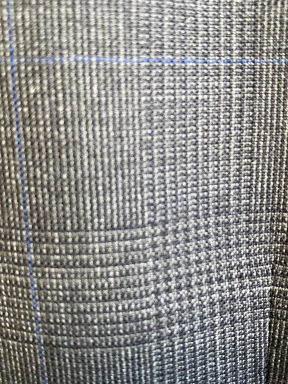 Brooks Brothers Two Pc Suit 42R Wool Charcoal Blue Tints 44